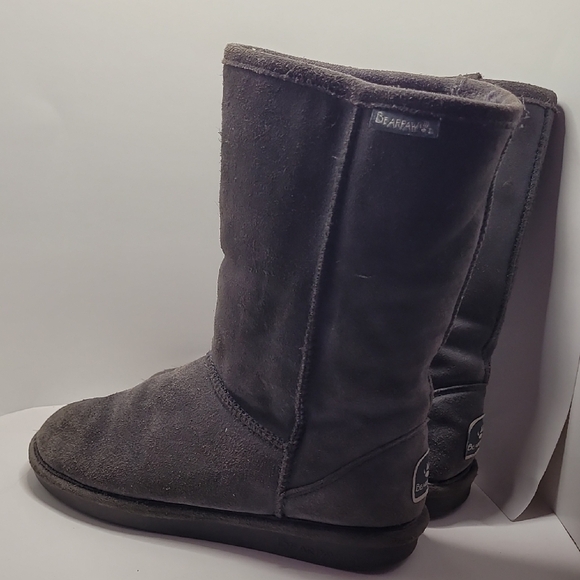 Bearpaw Women's Gray Suede Boots - Picture 1 of 4